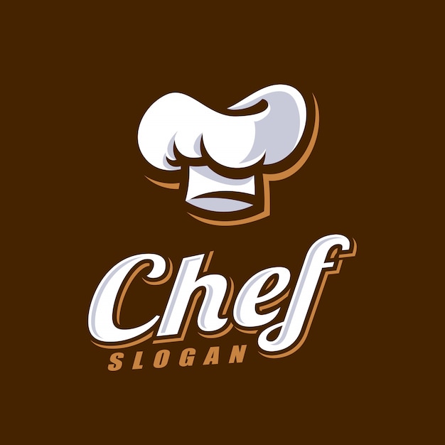 Plantilla de logotipo de chef. Plantilla de logotipo de panadería