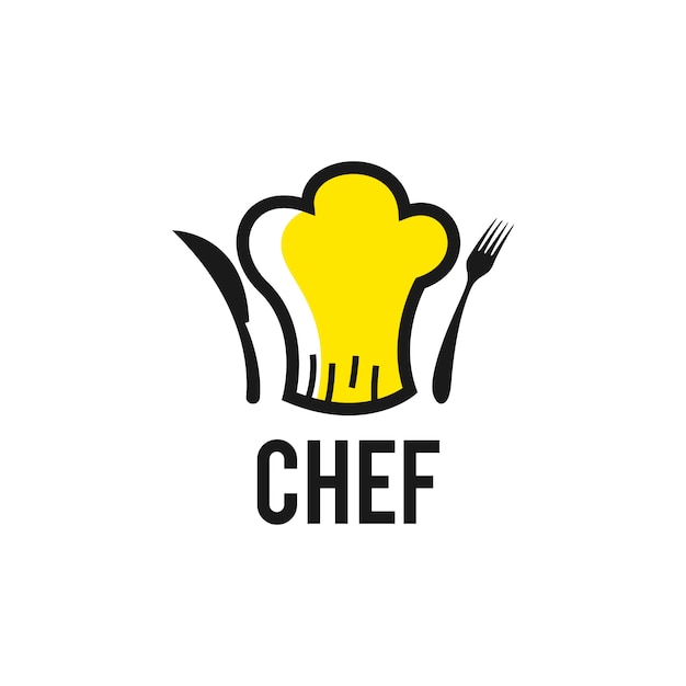 Plantilla de logotipo de chef