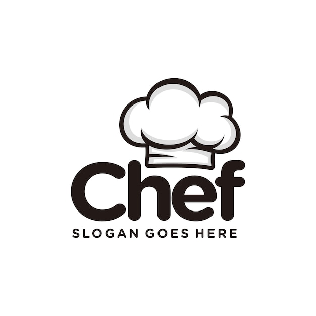 Vector plantilla de logotipo de chef