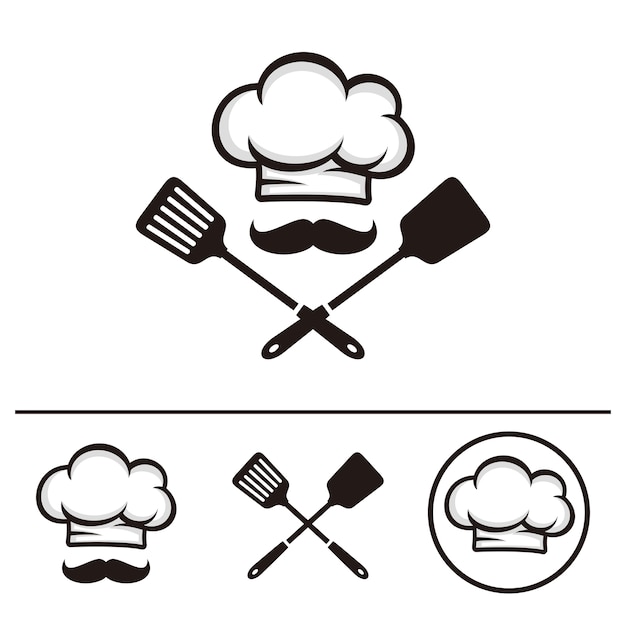 Plantilla de logotipo de chef