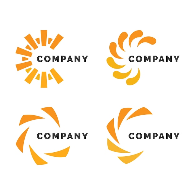 plantilla de logotipo de círculo Diseño de icono circular
