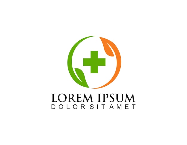 Plantilla de logotipo de clínica de gradiente colorido de diseño de logotipo de hospital de clínica moderna abstracta creativa