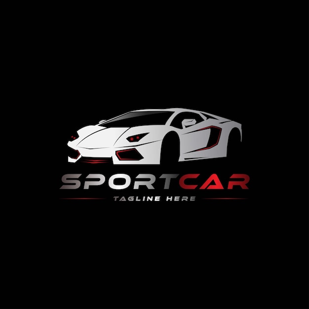 plantilla de logotipo de coche deportivo Logotipo perfecto para negocios relacionados con la industria automotriz