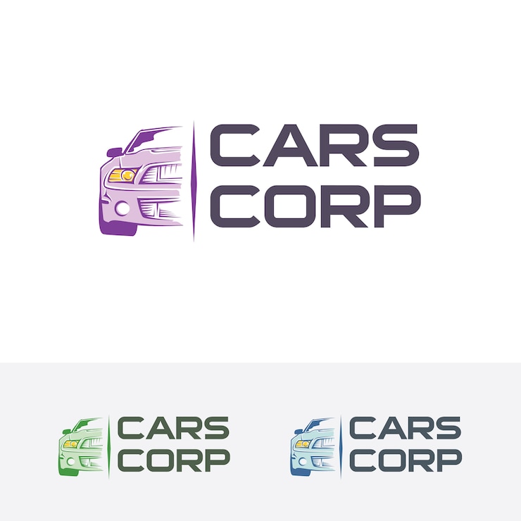 Vector plantilla de logotipo de coche