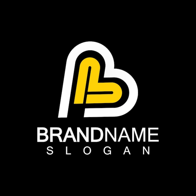 Vector la plantilla del logotipo comercial de las letras del alfabeto bl o lb