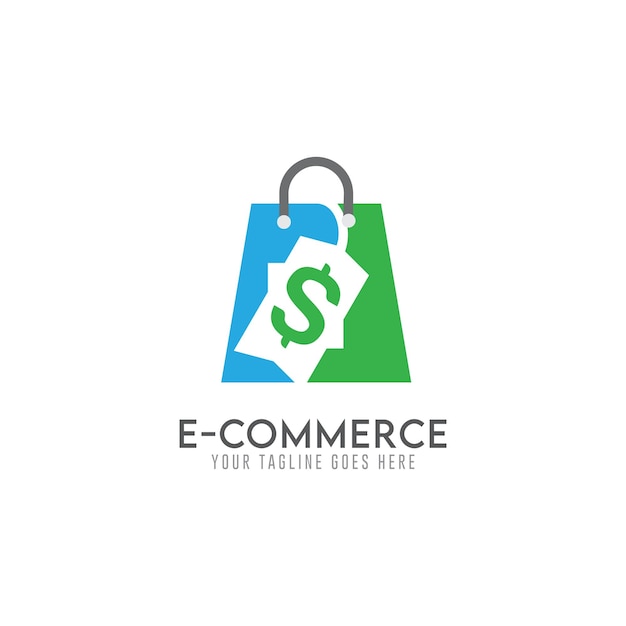 plantilla de logotipo de comercio electrónico