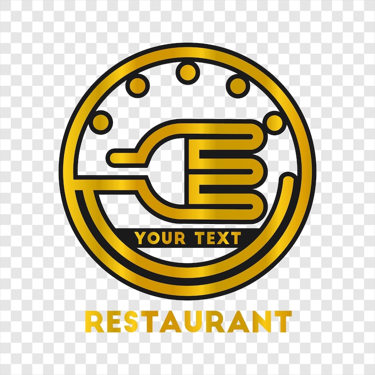 Vector plantilla de logotipo de comida para restaurante
