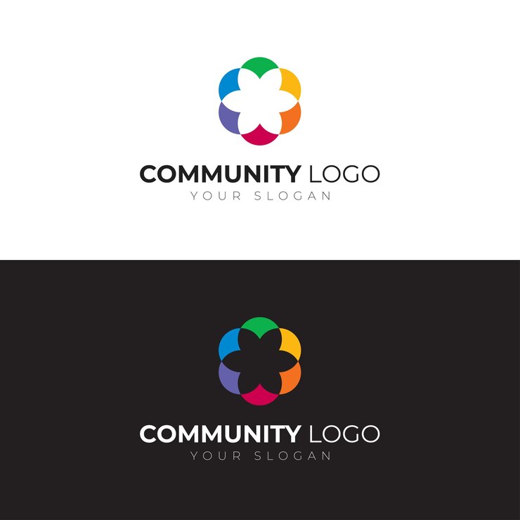 Vector plantilla de logotipo de la comunidad local