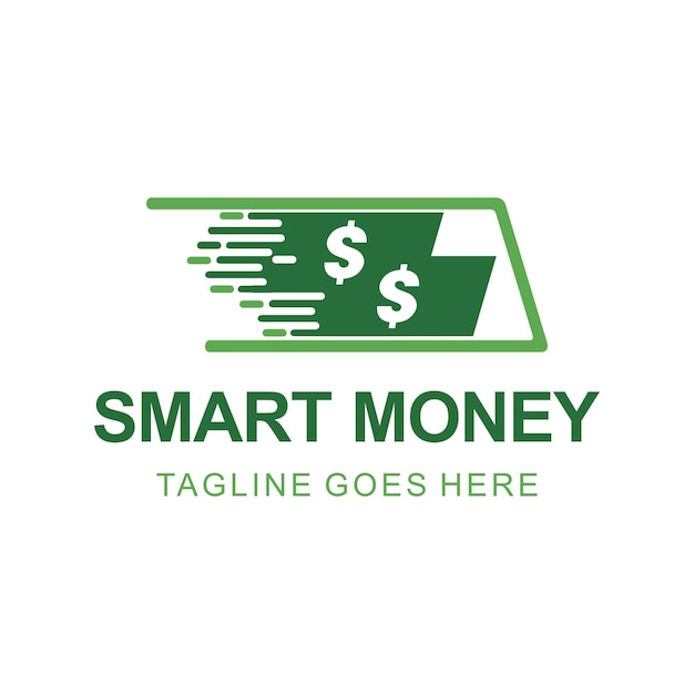 Plantilla del logotipo del concepto de dinero vectorial