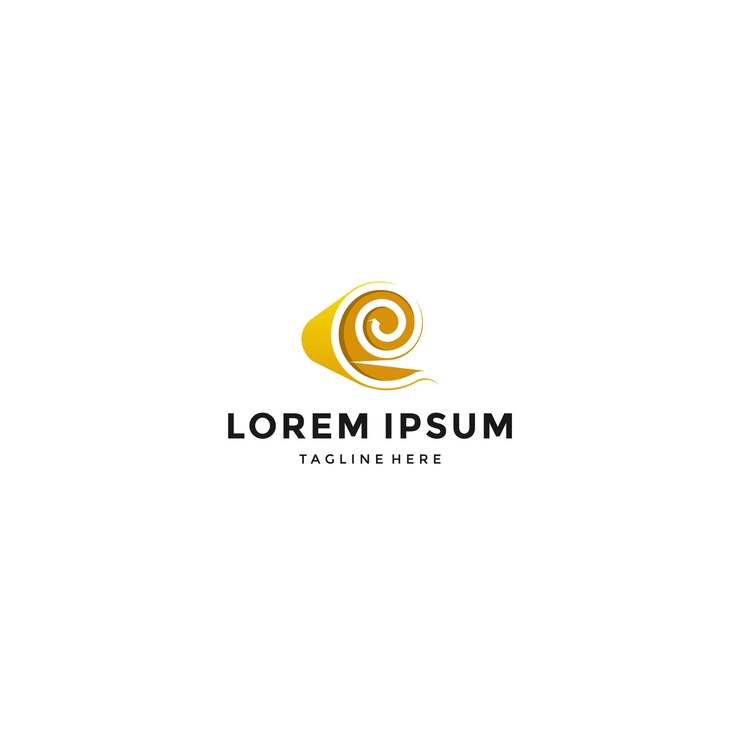 plantilla de logotipo de concepto de diseño de logotipo de espuma Vector Premium