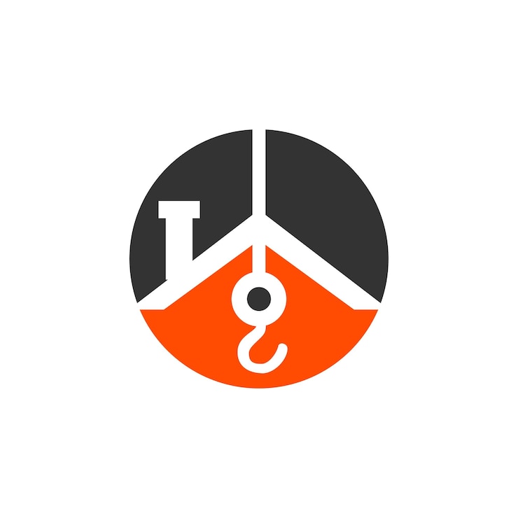 Vector plantilla de logotipo de construcción ilustración de icono identidad de marca ilustración aislada y plana gráfico vectorial