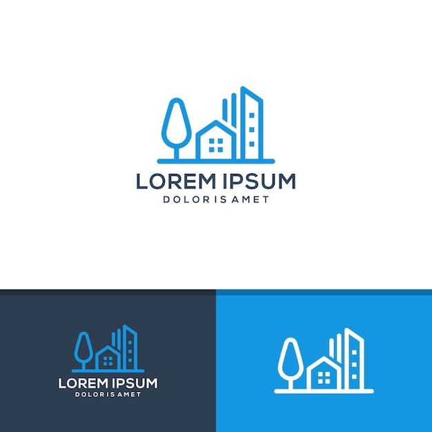 Plantilla de logotipo de construcción