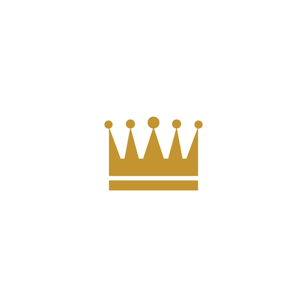 Plantilla de logotipo de corona Vector