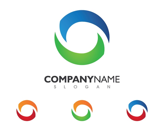 Plantilla de logotipo corporativo de la empresa