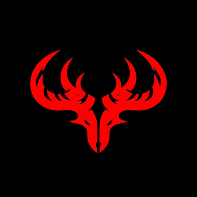 plantilla de logotipo de cuerno elemento de logotipo ilustración vectorial de cuerno