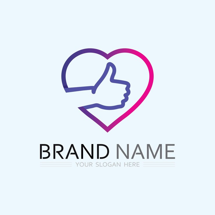 Vector plantilla de logotipo de cuidado de la mano icono vectorial negocio