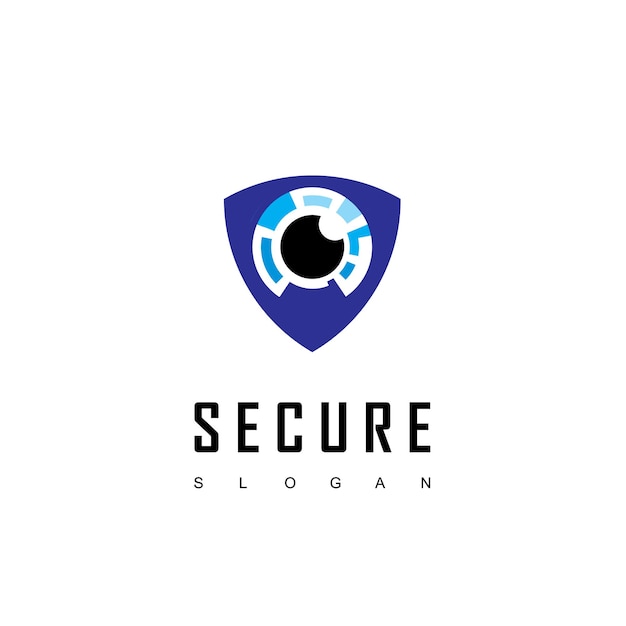 Plantilla de logotipo cyber secure