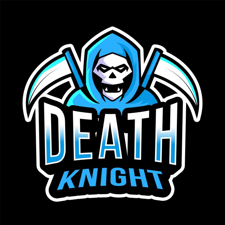 Vector plantilla de logotipo de death knight esport