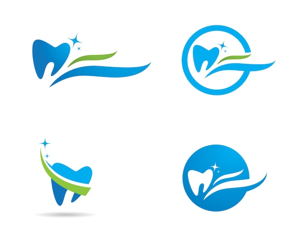 Plantilla de logotipo dental