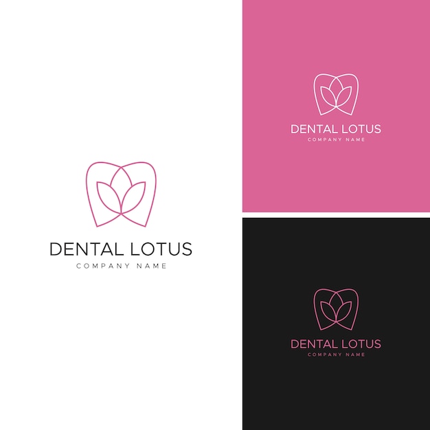 Plantilla de logotipo dental