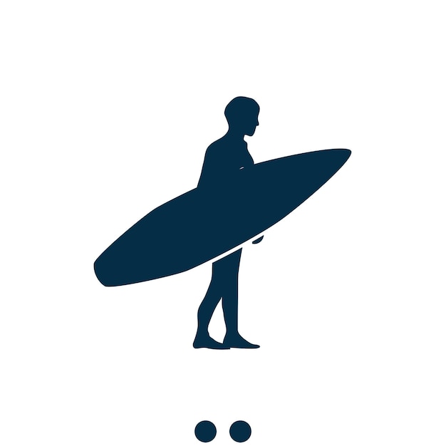 Plantilla de logotipo de deportes de surf vectorial, vector gráfico de marca comercial moderna