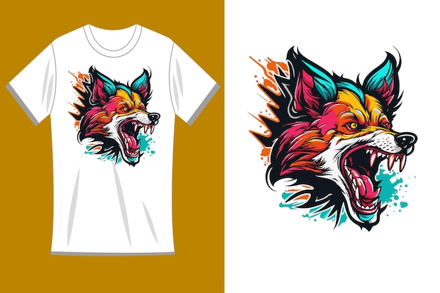 Plantilla de logotipo deportivo de cabeza de mascota de emblema de perno de lobo para vector de diseño de negocios o camiseta