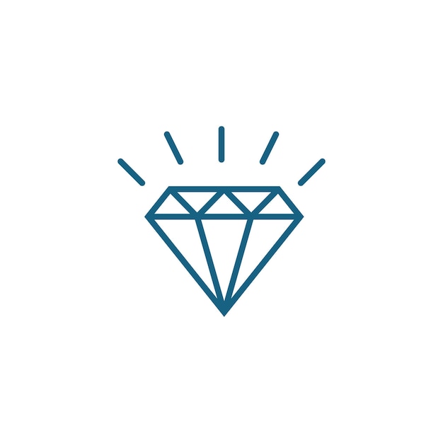 Vector plantilla de logotipo de diamante