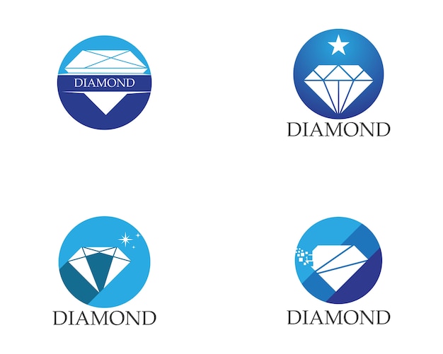 Plantilla de logotipo de diamante