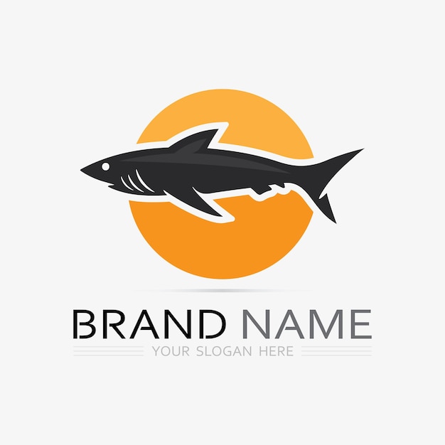 Plantilla de logotipo de diseño de icono abstracto de pescadoSímbolo vectorial creativo de club de pesca o tienda en línea
