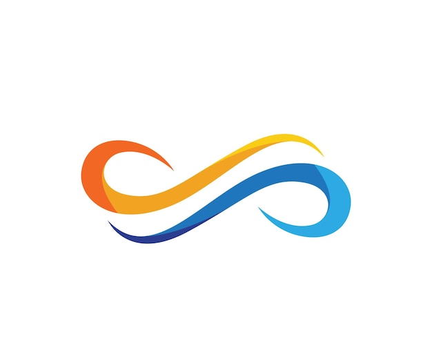 Plantilla de logotipo de diseño infinito