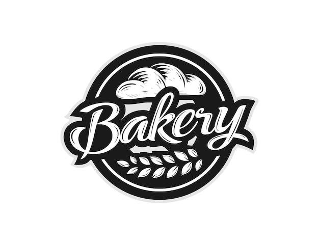 Plantilla de logotipo de diseño de panadería