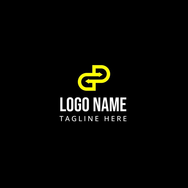Vector plantilla de logotipo de diseño plano gd