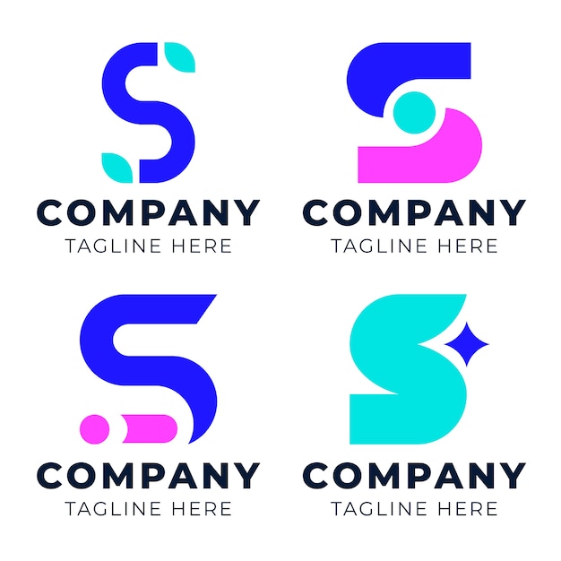 Plantilla de logotipo de diseño plano