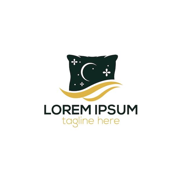 Plantilla de logotipo para dormir de gran sueño