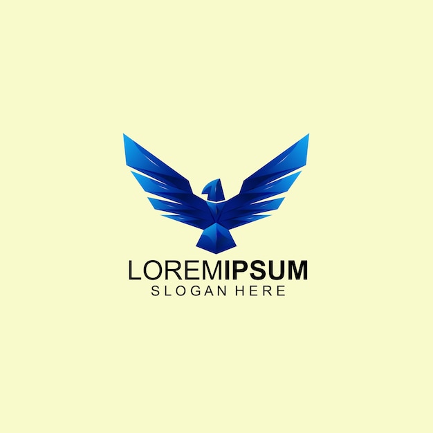 Plantilla de logotipo de Eagle Bird