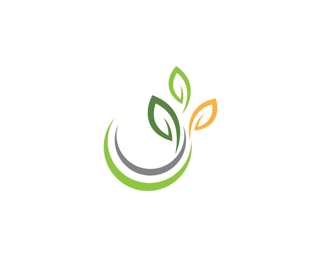 plantilla de logotipo ecología