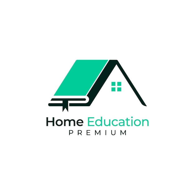 Plantilla de logotipo de educación en el hogar