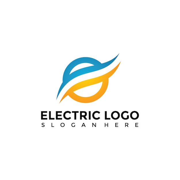 Plantilla de logotipo eléctrico