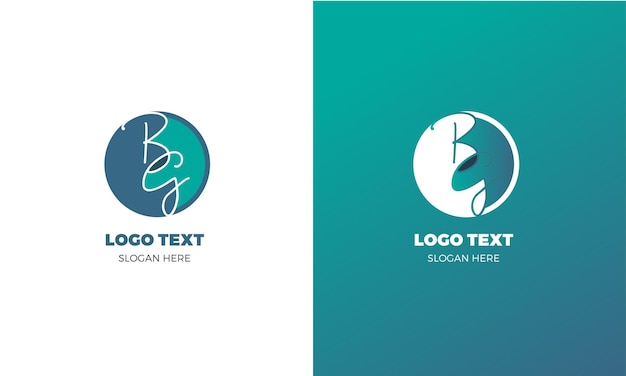 Plantilla de logotipo de empresa ecológica bg