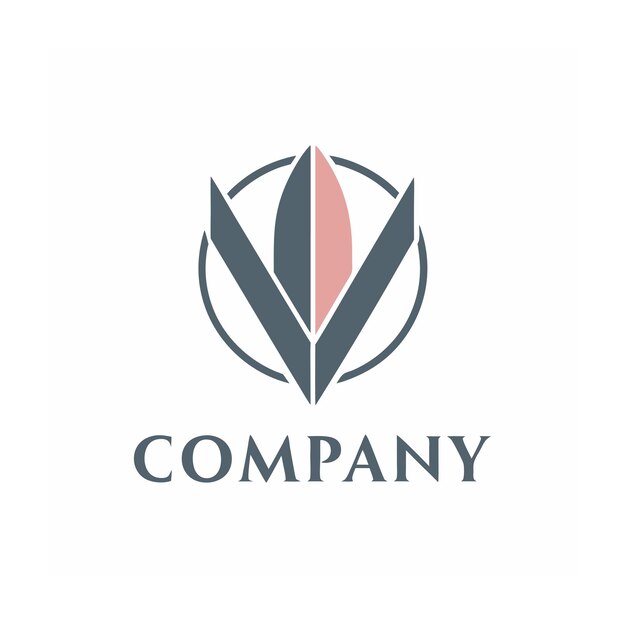 plantilla de logotipo de la empresa minimalista
