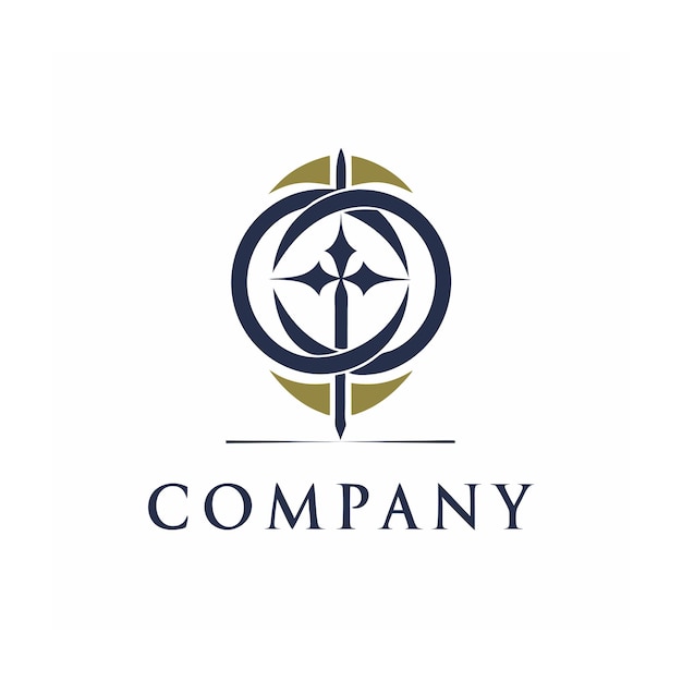 plantilla de logotipo de la empresa minimalista