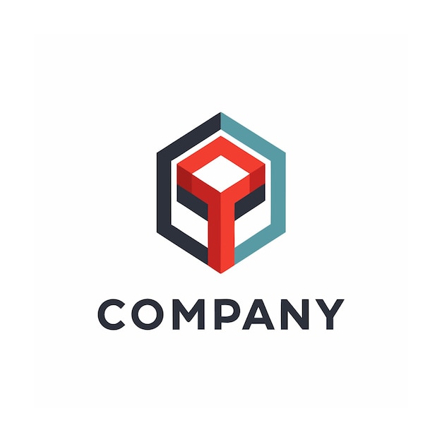 plantilla de logotipo de la empresa minimalista