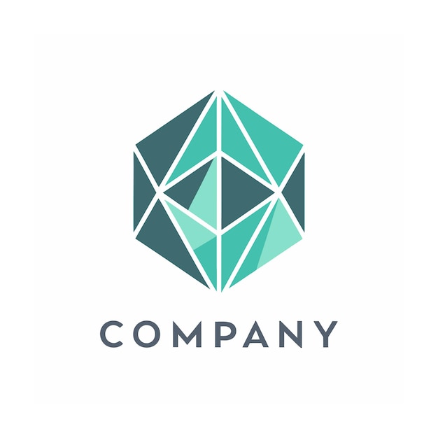 plantilla de logotipo de la empresa minimalista