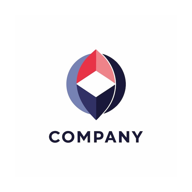 plantilla de logotipo de la empresa minimalista