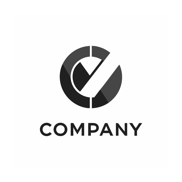 plantilla de logotipo de la empresa minimalista