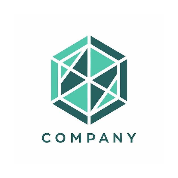 plantilla de logotipo de la empresa minimalista