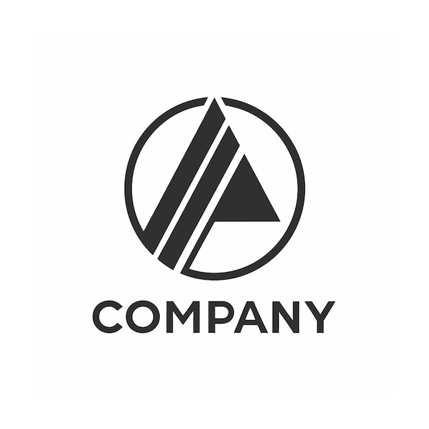 plantilla de logotipo de la empresa minimalista