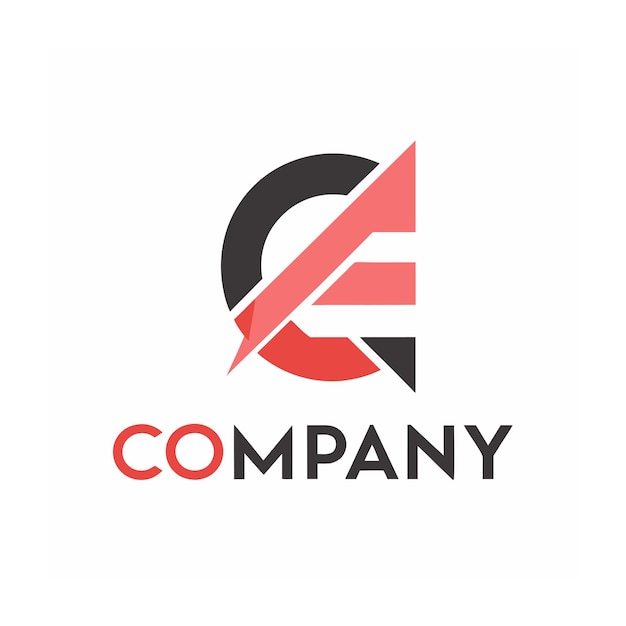 plantilla de logotipo de la empresa minimalista