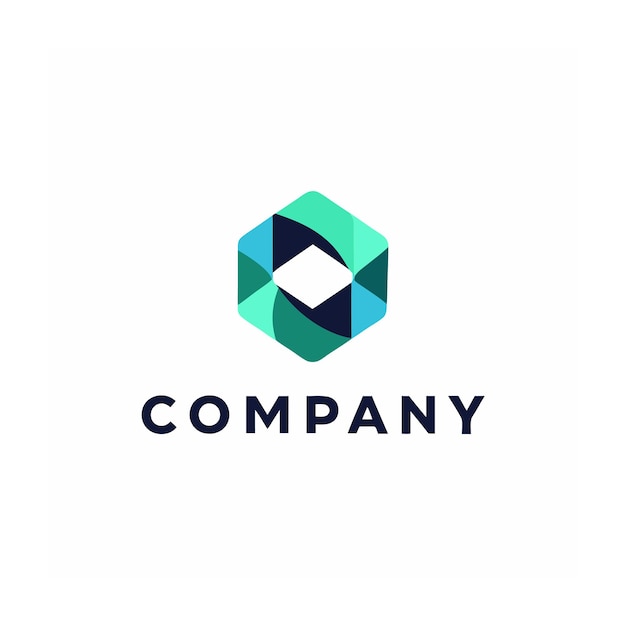 plantilla de logotipo de la empresa minimalista