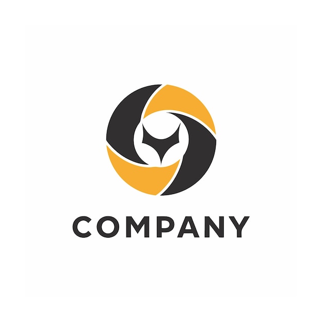 plantilla de logotipo de la empresa minimalista